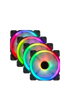 Gameforce 7R Pro Seri 4'Lüset Rainbow Işıklı Sessiz 120Mm 12 . Gameforce 7R Pro Seri 4'Lüset Rainbow Işıklı Sessiz 120Mm 12 .