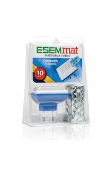 Esemmat kablosuz ısıtıcı sinek kovucu cihaz 10 yedek tablet set (ısı lu) Esemmat kablosuz ısıtıcı sinek kovucu cihaz 10 yedek tablet set (ısı lu)