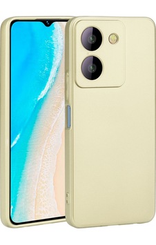 Vivo Y36 4g Kılıf Zore Premier Silikon Kapak-gold Vivo Y36 4g Kılıf Zore Premier Silikon Kapak-gold