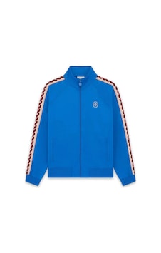 American Rag Cie La Track Jacket Tresse: Pamuk Karışımı Spor Ceket, Kontrast Detaylar Ve Modern Tasarım Mavi American Rag Cie La Track Jacket Tresse: Pamuk Karışımı Spor Ceket, Kontrast Detaylar Ve Modern Tasarım Mavi