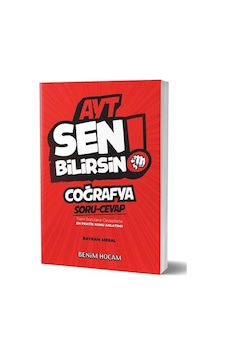 Benim Hocam Yayınları Ayt Coğrafya Sen Bilirsin Soru Cevap Kitabı