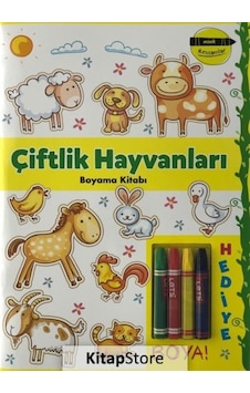Minik Ressamlar Çiftlik Hayvanları Boyama  Kitabı