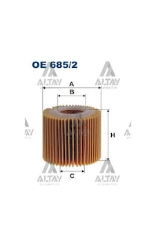 Fıltron Yağ Filtresi Corolla 06-18 / Auris 07-18 / Avensis 10-15 / Yaris 09-18 / Rav 4 04152-37010 Fıltron Yağ Filtresi Corolla 06-18 / Auris 07-18 / Avensis 10-15 / Yaris 09-18 / Rav 4 04152-37010