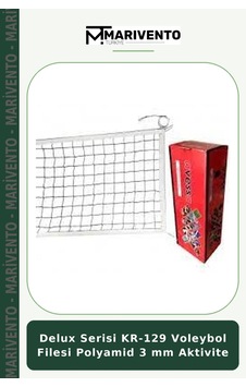 Delux Serisi Kr-129 Voleybol Filesi Polyamid 3 Mm Aktivite Delux Serisi Kr-129 Voleybol Filesi Polyamid 3 Mm Aktivite