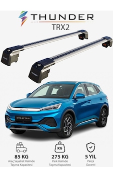 Byd Atto 3 2022-sonrası Trx2 Thunder Carrier Kilitli Ara Atkı Taşıyıcı Tavan Barı Gri Byd Atto 3 2022-sonrası Trx2 Thunder Carrier Kilitli Ara Atkı Taşıyıcı Tavan Barı Gri