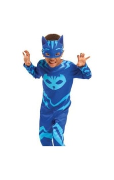 Tek Favorim Unisex Çocuk Mavi Pijamaskeliler Kostümü Mavi