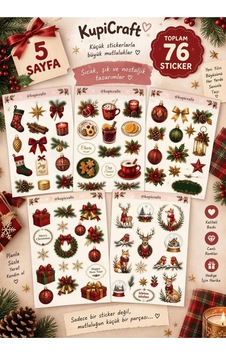 Yılbaşı Temalı Sticker Seti - Newyear - Yılbaşı Sticker Set 0 Yılbaşı Temalı Sticker Seti - Newyear - Yılbaşı Sticker Set 0