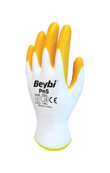 Beybi Pn5 Nitril Sarı Eldiven Beybi Pn5 Nitril Sarı Eldiven