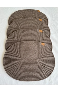 Jüt Amerikan Servis Sofra Altlığı, Masa Dekoru Supla Oval 30x40 4lü Sepya Jüt Amerikan Servis Sofra Altlığı, Masa Dekoru Supla Oval 30x40 4lü Sepya