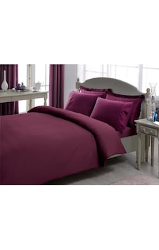 Taç Çift Kişilik Premium Basic Stripe Saten Nevresim Takımı Mürdüm Taç Çift Kişilik Premium Basic Stripe Saten Nevresim Takımı Mürdüm