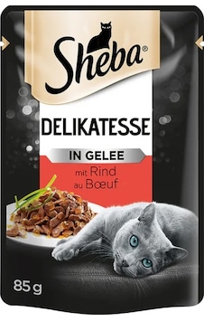 Sheba Delıkatesse Sığır Etli Pouch Konserve Yetişkin Kedi Maması 85 G