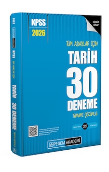 2026 Kpss Tüm Adaylar İçin Tarih 30 Deneme Tamamı Çözümlü 2026 Kpss Tüm Adaylar İçin Tarih 30 Deneme Tamamı Çözümlü