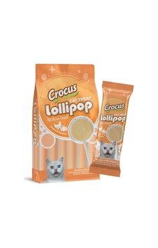 Crocus Tavuklu Ve Bal Kabaklı Kedi Lolipop 10 Lu Paket 10x1,4 Gr