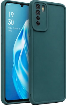 Oppo A91 4g Ve Oppo Reno 3 Ve Oppo F15 Uyumlu Kamera Çıkıntılı Mat Silikon Telefon Kılıfı Yeşil Oppo A91 4g Ve Oppo Reno 3 Ve Oppo F15 Uyumlu Kamera Çıkıntılı Mat Silikon Telefon Kılıfı Yeşil
