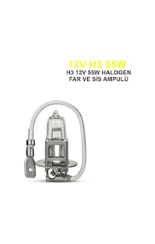 Trifa H3 Halojen Far Ampülü 12v 55watt Sarı