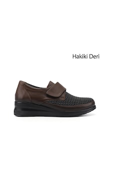 Gönderir Kadın Kahverengi Cırtlı Hakiki Deri Comfort Ayakkabı Ddza80042988 Gönderir Kadın Kahverengi Cırtlı Hakiki Deri Comfort Ayakkabı Ddza80042988