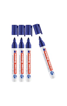 Edding 360 XL Doldurulabilir Beyaz Tahta Kalemi 4 Lü Set Mavi Edding 360 XL Doldurulabilir Beyaz Tahta Kalemi 4 Lü Set Mavi