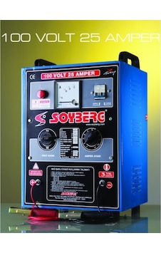 Soyberg 125 12V 24V 300A Şalterli Led Ekranlı Akü Test Cihazı