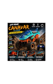 Off-road Canavar Kamyon - Uzaktan Kumandalı Canavar Arazi Aracı, 1:18 Ölçek, Şarjlı Batarya, R/c F/f - 885470724 Diğer Off-road Canavar Kamyon - Uzaktan Kumandalı Canavar Arazi Aracı, 1:18 Ölçek, Şarjlı Batarya, R/c F/f - 885470724 Diğer