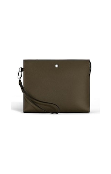 Mb221566 Mont Blanc Sartorial Khaki Clucth-el Çantası Yeşil Mb221566 Mont Blanc Sartorial Khaki Clucth-el Çantası Yeşil