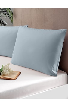 Pierre Cardin 2'li Pamuk Saten Yastık Kılıfı Gri
