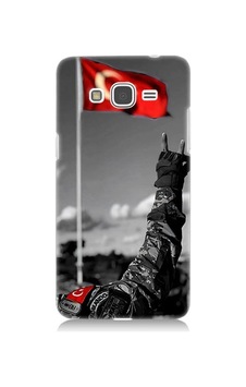 Samsung Galaxy Grand Prime Uyumlu Bayrak Ve Bozkurt İşareti Desenli Silikon Kılıf Samsung Galaxy Grand Prime Uyumlu Bayrak Ve Bozkurt İşareti Desenli Silikon Kılıf