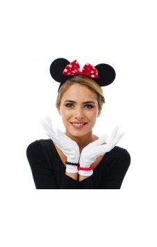 Kırmızı Fiyonklu Minnie Mouse Tacı Ve Beyaz Eldiven Seti 2 Yaş Mavi Kırmızı Fiyonklu Minnie Mouse Tacı Ve Beyaz Eldiven Seti 2 Yaş Mavi