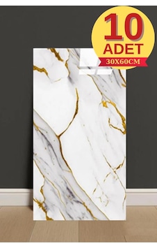 10 Adet 30x60cm Yaldız Mermer Desen Yapışkanlı Köpük Duvar Paneli Kağıdı Banyo,tezgah Arası Ls6010 Altın 10 Adet 30x60cm Yaldız Mermer Desen Yapışkanlı Köpük Duvar Paneli Kağıdı Banyo,tezgah Arası Ls6010 Altın