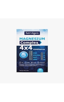 Sorvagen Magnezyum Complex 4 4 Kombinasyon 60 Tablet Sorvagen Magnezyum Complex 4 4 Kombinasyon 60 Tablet