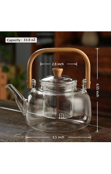 Bambu Saplı Isıya Dayanıklı Borosilikat Cam Süzgeçli Demlik 1000ml, Isıya Dayanıklı Cam Bitki Çayı Demliği 1000ml Bambu Saplı Isıya Dayanıklı Borosilikat Cam Süzgeçli Demlik 1000ml, Isıya Dayanıklı Cam Bitki Çayı Demliği 1000ml