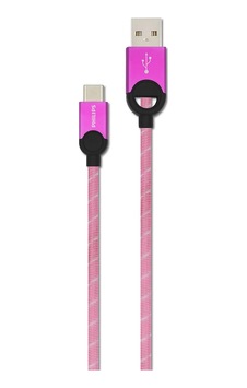 Philips Dlc2628r/97 Usb-a To Usb-c Örgülü Hızlı Şarj Kablosu, 1.2 Metre, Pembe Philips Dlc2628r/97 Usb-a To Usb-c Örgülü Hızlı Şarj Kablosu, 1.2 Metre, Pembe