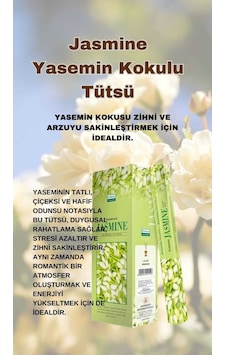 Yasemin Terapi Tütsüsü 20 Çubuk Yasemin Terapi Tütsüsü 20 Çubuk