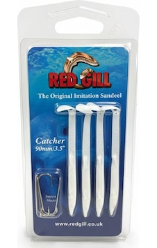 Red Gill Original 9cm Silikon Yem - Whıte Red Gill Original 9cm Silikon Yem - Whıte