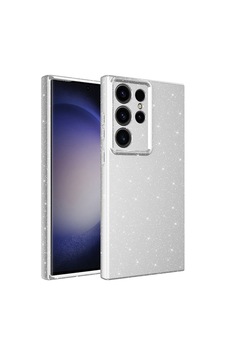 Galaxy S23 Ultra Kılıf Kamera Korumalı Simli Lüks Zore Koton Kapak-gri Galaxy S23 Ultra Kılıf Kamera Korumalı Simli Lüks Zore Koton Kapak-gri