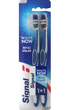 Signal White Now 1+1 Beyaz Dişler Diş Fırçası Orta Signal White Now 1+1 Beyaz Dişler Diş Fırçası Orta