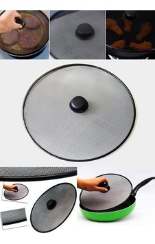 Yağ Sıçratmayan Tava Tencere Kapağı Metal Telli Kızartma Sebze Balık Pişirme Yağı Sıçratmaz Kapak Çok Renkli Yağ Sıçratmayan Tava Tencere Kapağı Metal Telli Kızartma Sebze Balık Pişirme Yağı Sıçratmaz Kapak Çok Renkli