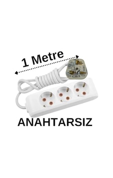 İngiliz Erkek Türk Dişi Universal Priz Dönüştürücüsü Uzatmalı 3 Lü 1 Metre İngiliz Erkek Türk Dişi Universal Priz Dönüştürücüsü Uzatmalı 3 Lü 1 Metre