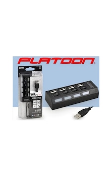 Havari 4 Lu Usb Hub 2.0 Anahtarlı Platoon Pl-5714 Havari 4 Lu Usb Hub 2.0 Anahtarlı Platoon Pl-5714
