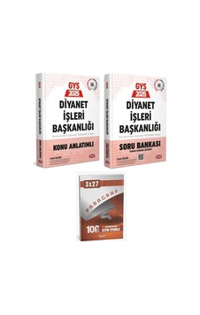 Anla Kazan + Data 2025 Gys Diyanet İşleri Başkanlığı Personelin Soru + Konu + Paragraf Deneme 3 Lü