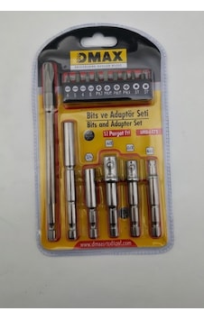 Dmax Profesyonel Bits Ve Adaptör Seti - 16 Parça