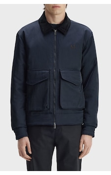 Fred Perry Regular Fit Kadife Yaka Mont Unisex Mont J3316 608 Lacivert Fred Perry Regular Fit Kadife Yaka Mont Unisex Mont J3316 608 Lacivert