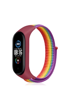 Newface - 575 - Xiaomi Mi Band 4 Hasırlı Cırtcırtlı Kordon - - Csmo-tex - Gökkuşağı 1 Newface - 575 - Xiaomi Mi Band 4 Hasırlı Cırtcırtlı Kordon - - Csmo-tex - Gökkuşağı 1