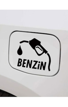 Oto Yakıt Depo Kapağı Sticker Siyah 12cm3219 Oto Yakıt Depo Kapağı Sticker Siyah 12cm3219