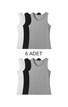 6'lı Paket Karışık Renk Pamuklu Erkek Atlet 2 Çift Çorap Hediyemizdir 001 6'lı Paket Karışık Renk Pamuklu Erkek Atlet 2 Çift Çorap Hediyemizdir 001