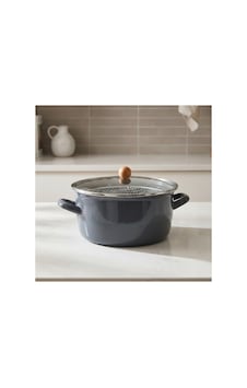 Bambum Lumino Emaye Kızartma Tencere 22 Cm Gri B7694 Bambum Lumino Emaye Kızartma Tencere 22 Cm Gri B7694
