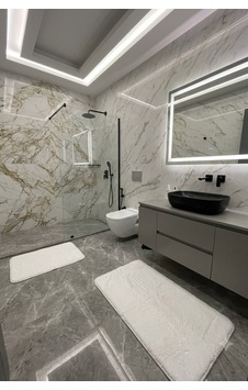 Villadia Home Textile 2'li Peluş Post Banyo Halısı Klozet Takımı Kaymaz Taban Yıkanabilir Banyo Paspası Beyaz Villadia Home Textile 2'li Peluş Post Banyo Halısı Klozet Takımı Kaymaz Taban Yıkanabilir Banyo Paspası Beyaz