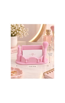 Güzellik Salonu Temalı Kartvizitlik Masaüstü Kartlık Pembe 14 Cm Güzellik Salonu Temalı Kartvizitlik Masaüstü Kartlık Pembe 14 Cm