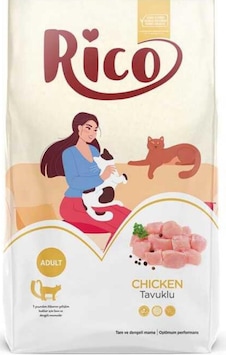 Rico Tavuklu Yetişkin Kedi Maması 15 KG Rico Tavuklu Yetişkin Kedi Maması 15 KG
