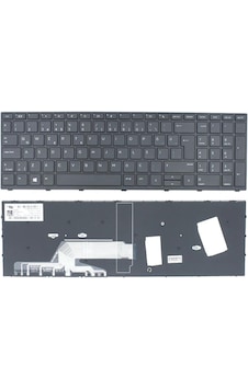 HP Uyumlu Probook 450 G5 Notebook Klavyesi (Siyah TR) HP Uyumlu Probook 450 G5 Notebook Klavyesi (Siyah TR)