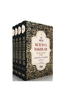 Kur'an'a Bakışlar Kur'an-ı Kerim Tefsiri Seti - 4 Kitap Takım - Zeyneb El-Gazali - Kitap Dünyası Kur'an'a Bakışlar Kur'an-ı Kerim Tefsiri Seti - 4 Kitap Takım - Zeyneb El-Gazali - Kitap Dünyası